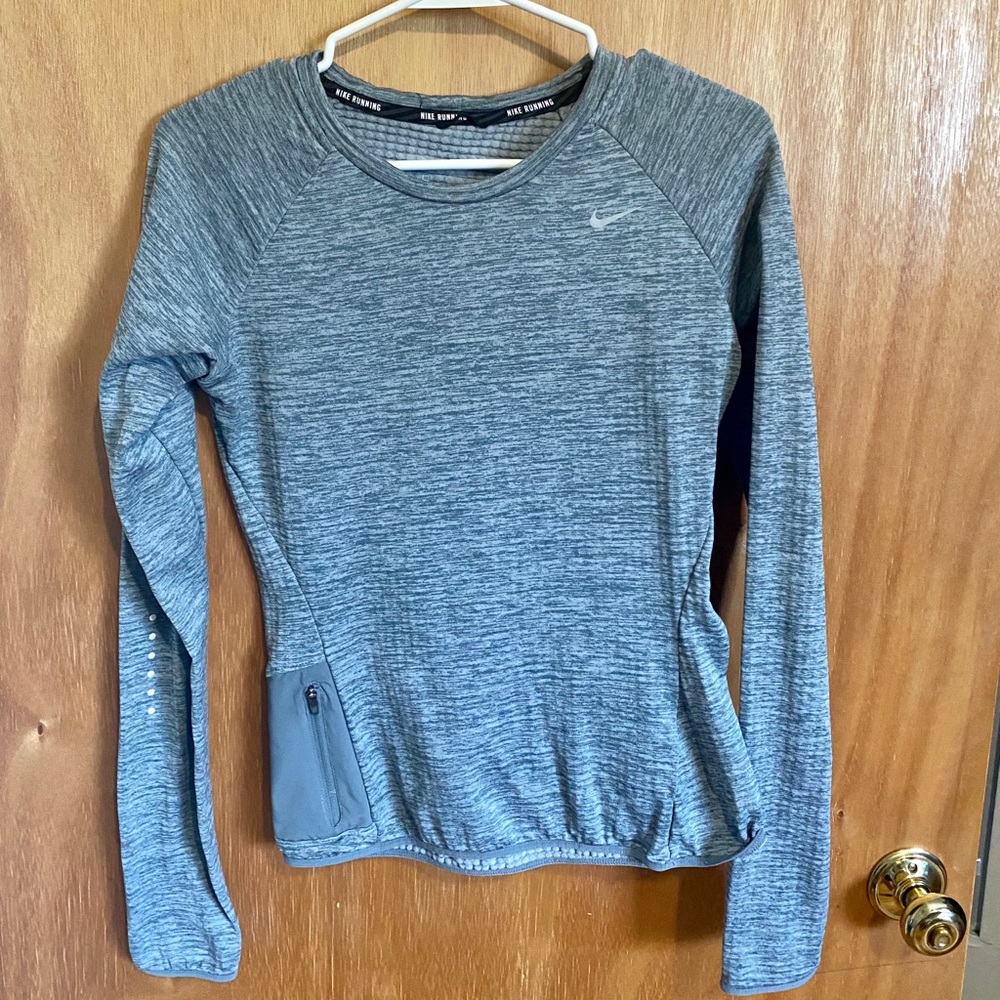 Dry fit Nike Long Sleeve grey shirt